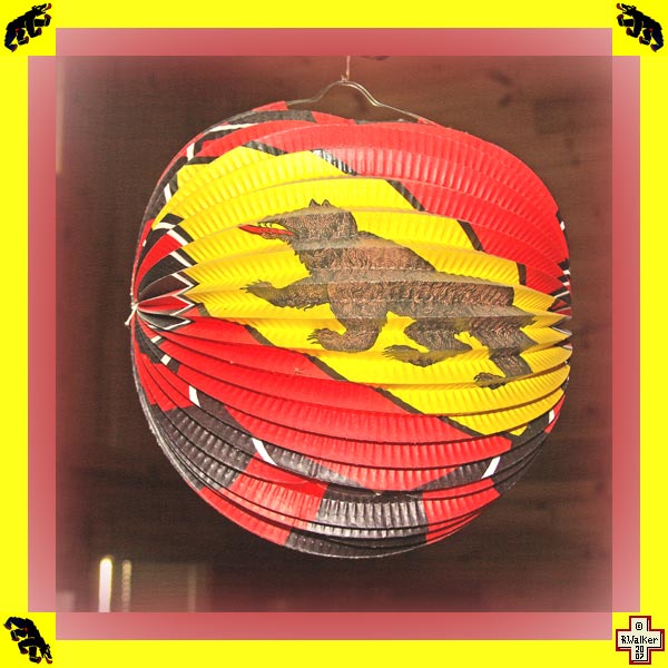 Photo: Bern Bear paper lantern.